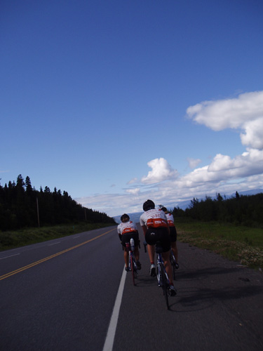 Libby, Tess, and Carly riding